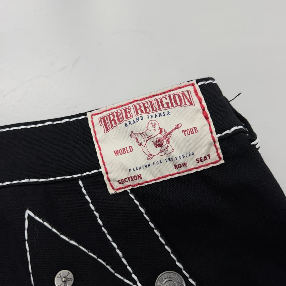 트루릴리전 마스터 헌터 빅로고 새깅 팬츠 블랙 상품이미지7