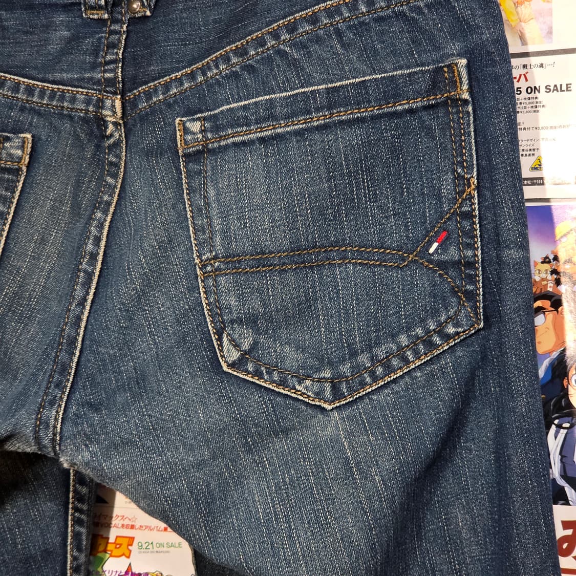 타미힐피거 로우라이즈 진청 데님 팬츠 상품이미지4