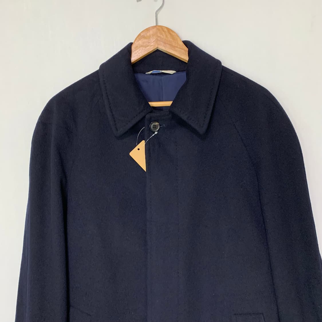 지방시 캐시미어 100% 빈티지 롱 코트 네이비 44 상품이미지2