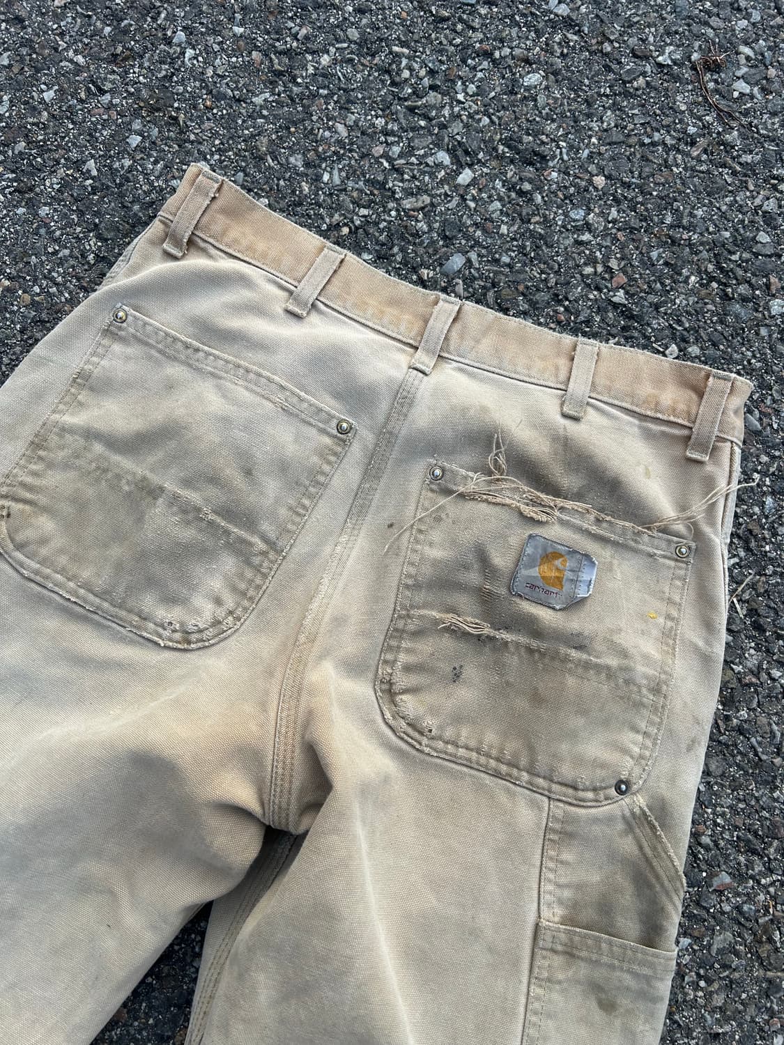 90‘s 빈티지 칼하트 B01 더블니 32in 상품이미지6