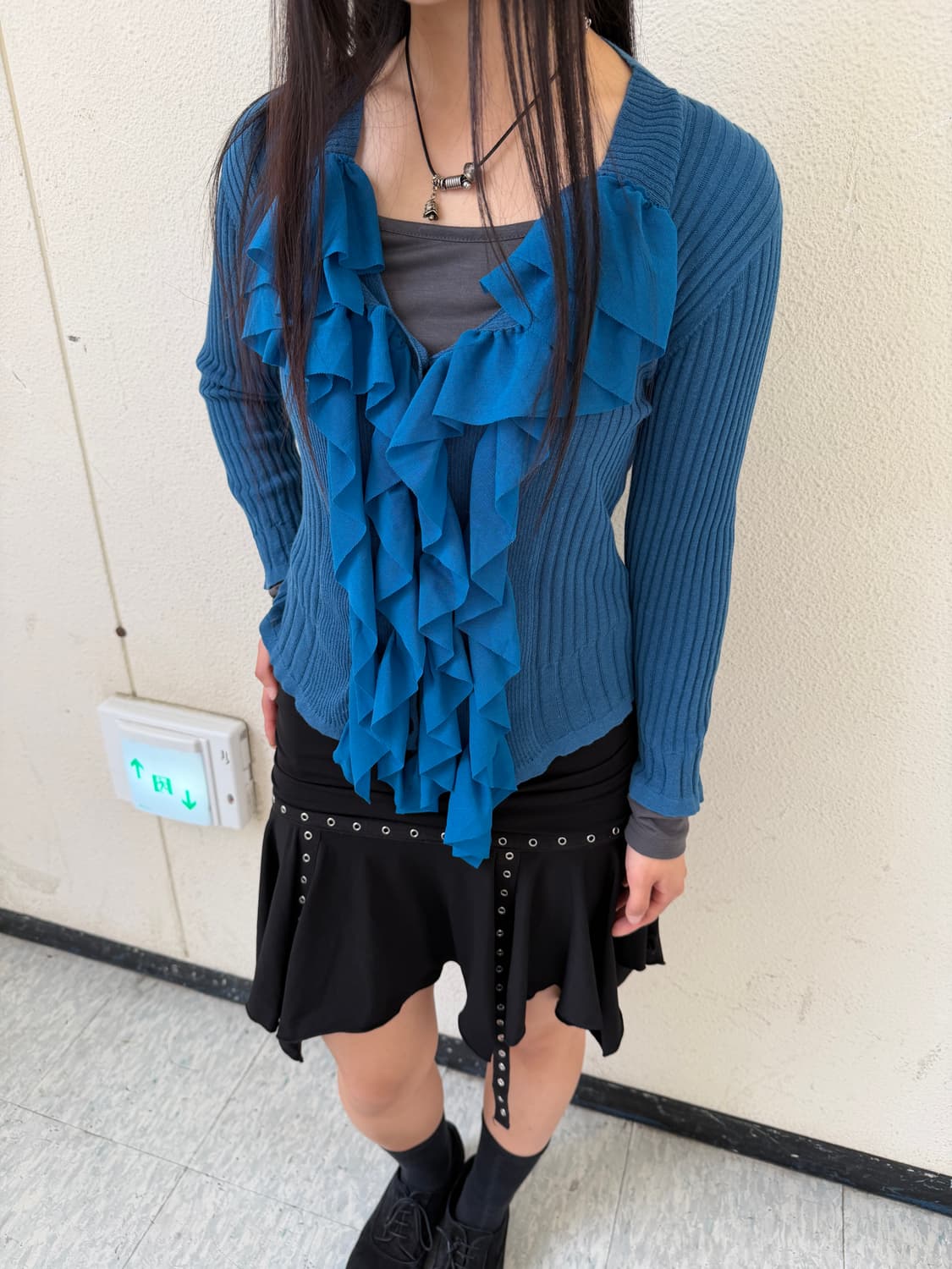 Hiroko Bis frill cardigan 상품이미지1