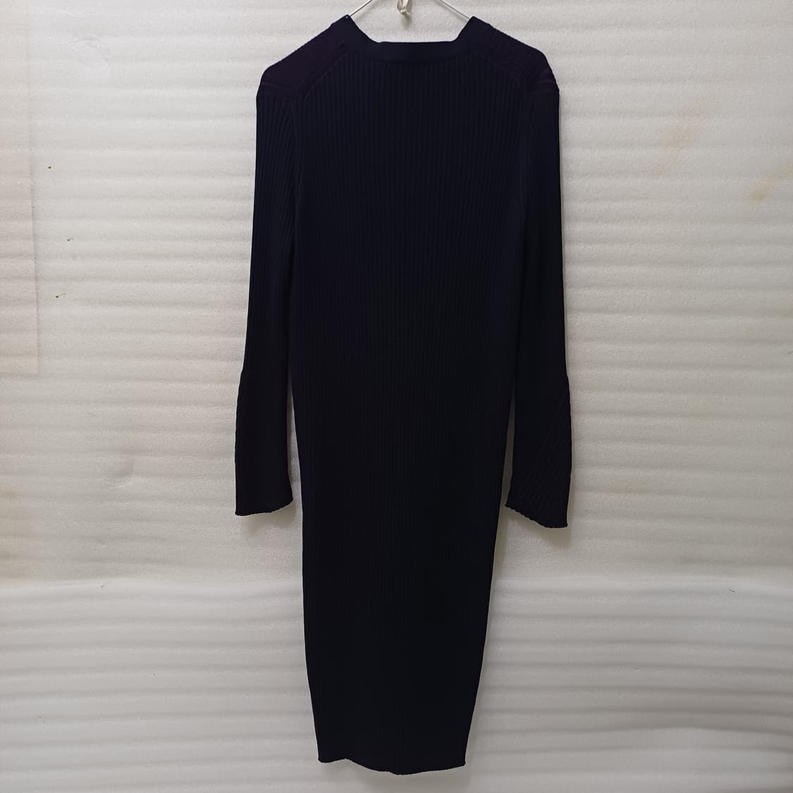 한섬 랑방 울 니트 얇은 골지 롱 가디건 여성 90 F 사랑봉봉 상품이미지2