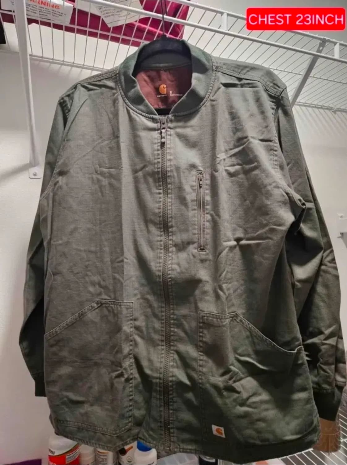 칼하트 C84108 올리브 봄버 자켓 Man S 상품이미지1