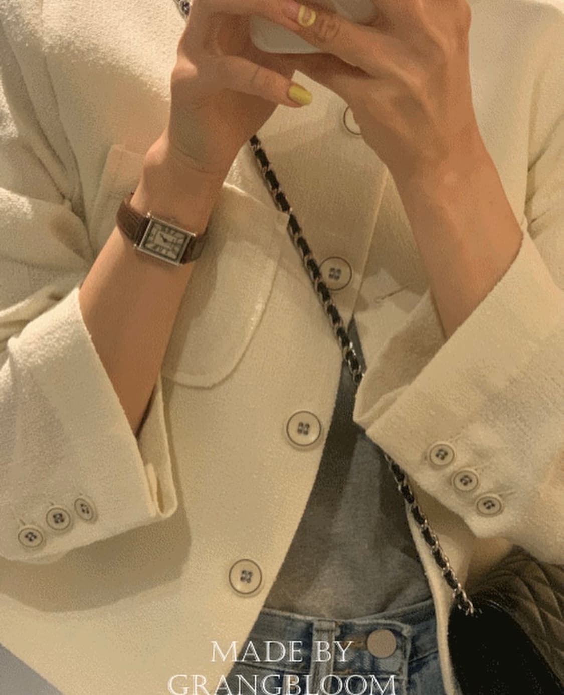 그랑블룸 써머 트위드 자켓  상품이미지6