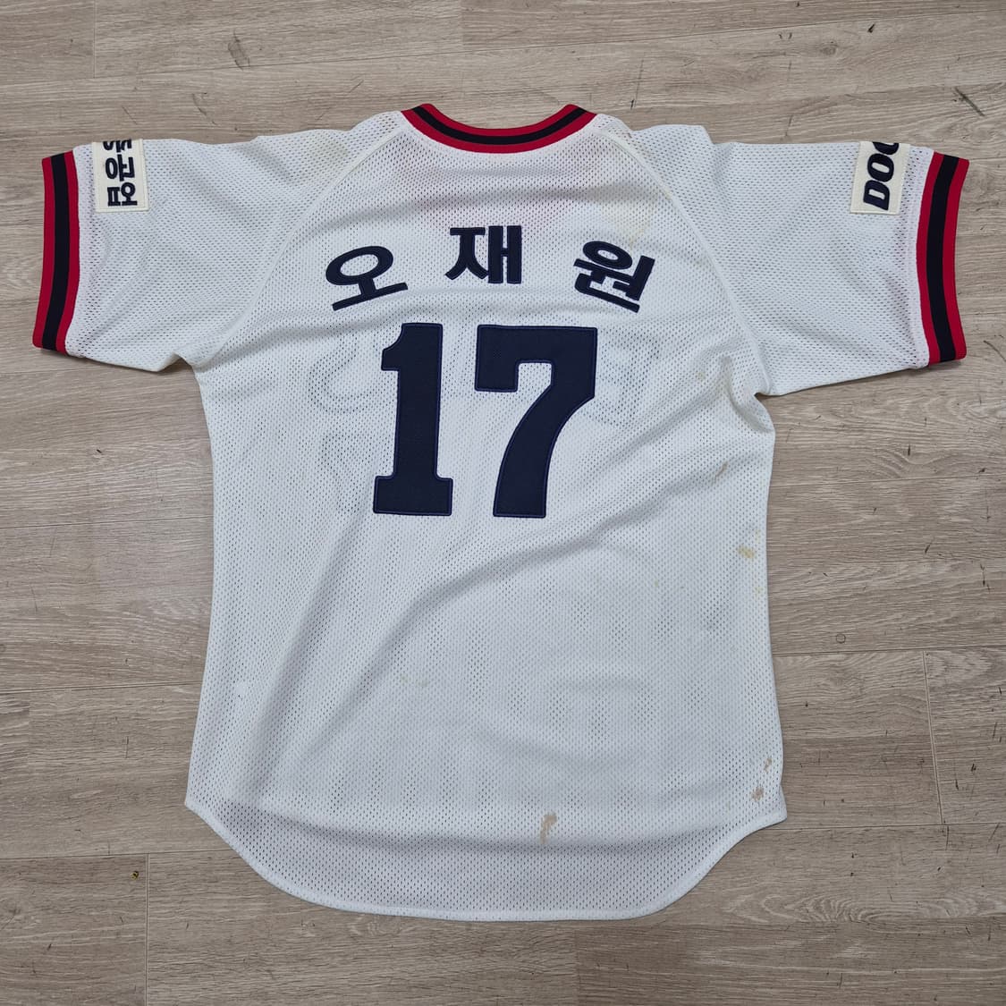 KBO 두산 베어스 17번 오재원 반팔 야구 유니폼 상품이미지6