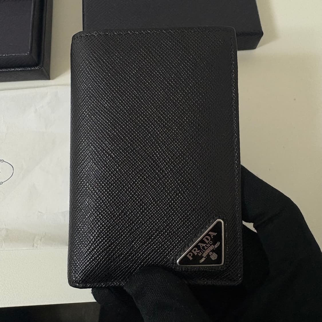 PRADA 프라다 2MC101 내장칩 사피아노 신형로고 카드 지갑 풀박스 상품이미지1