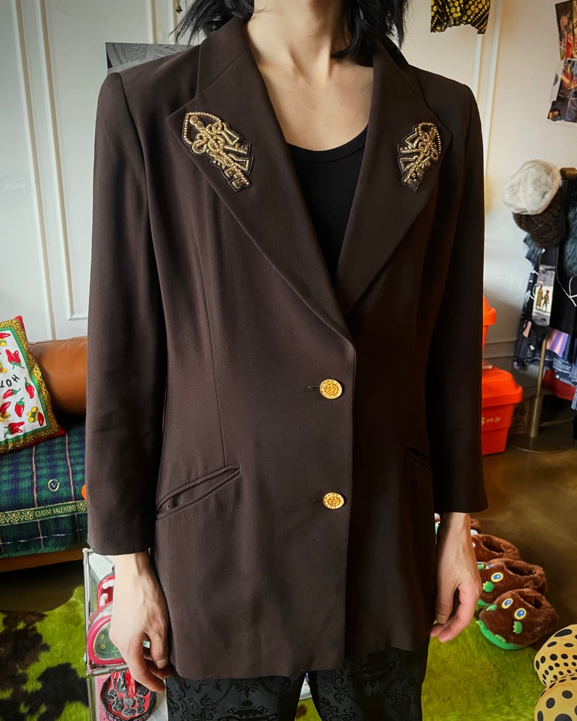 Old ESCADA Couture Antique Detail Blazer 상품이미지3