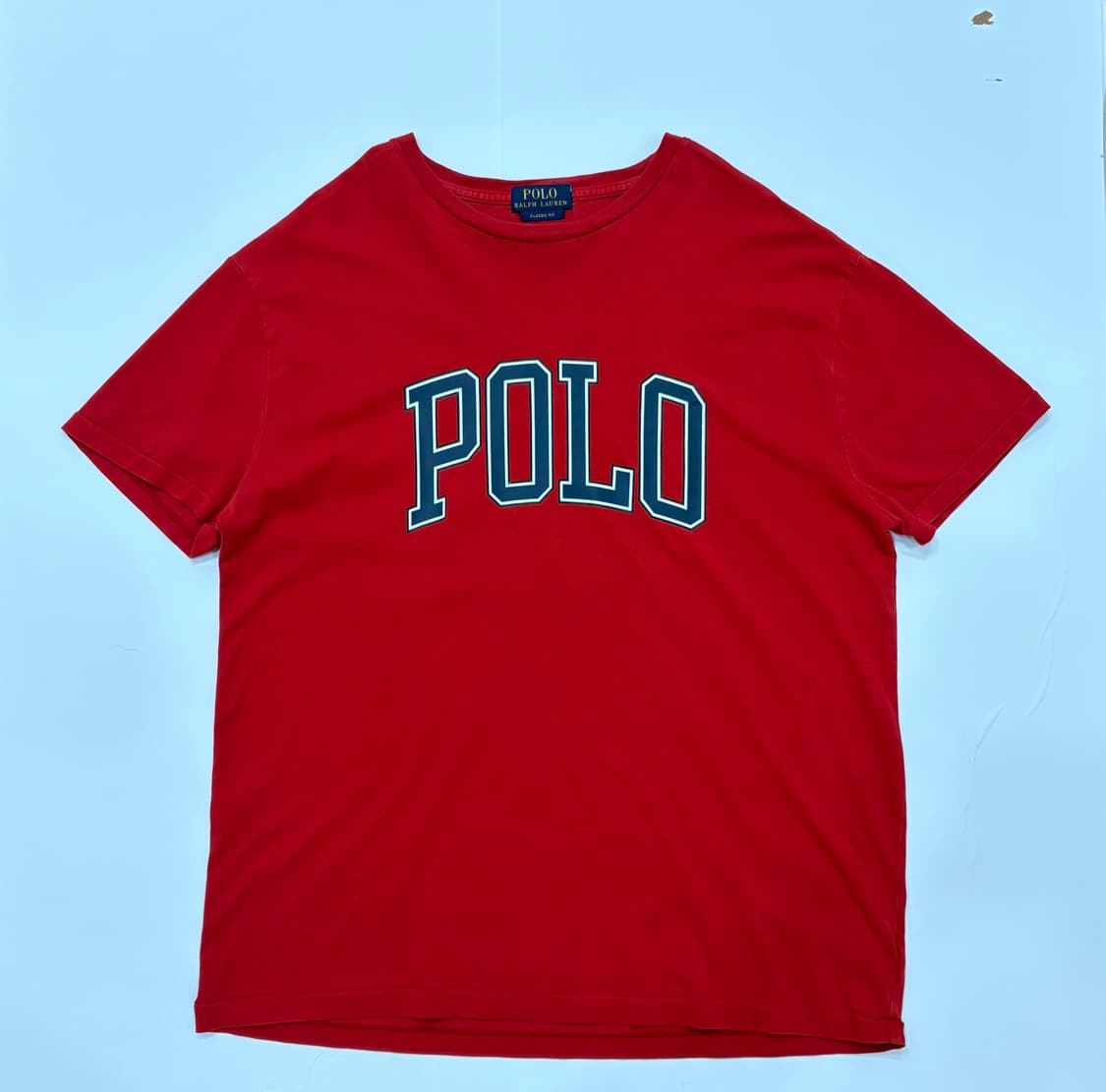 Polo 폴로랄프로렌 레드 빅로고 티셔츠 상품이미지1