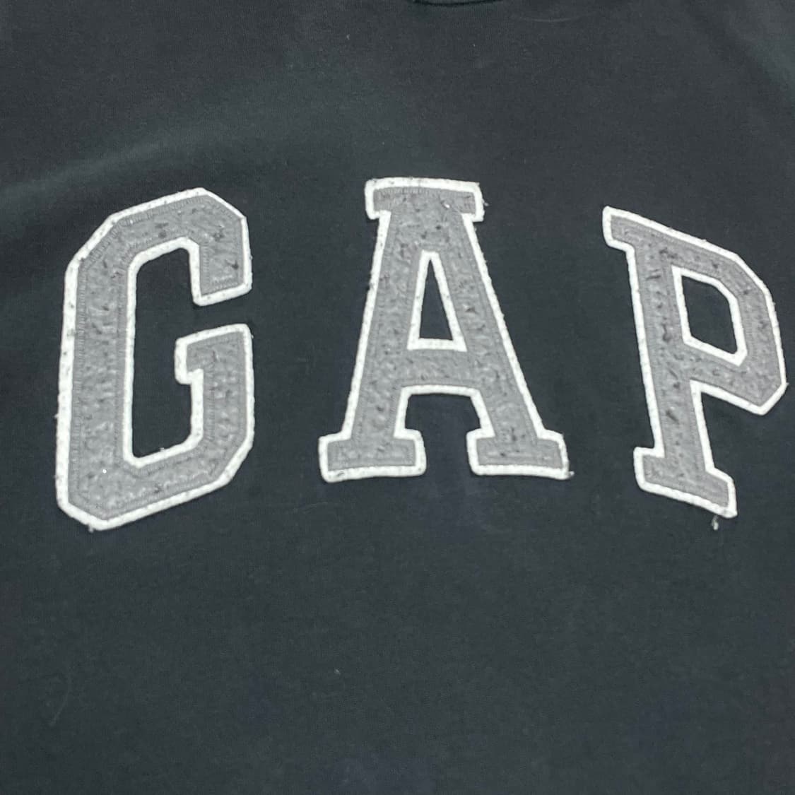 갭 스펠로고 블랙 기모 후드티셔츠 남성XL 상품이미지4