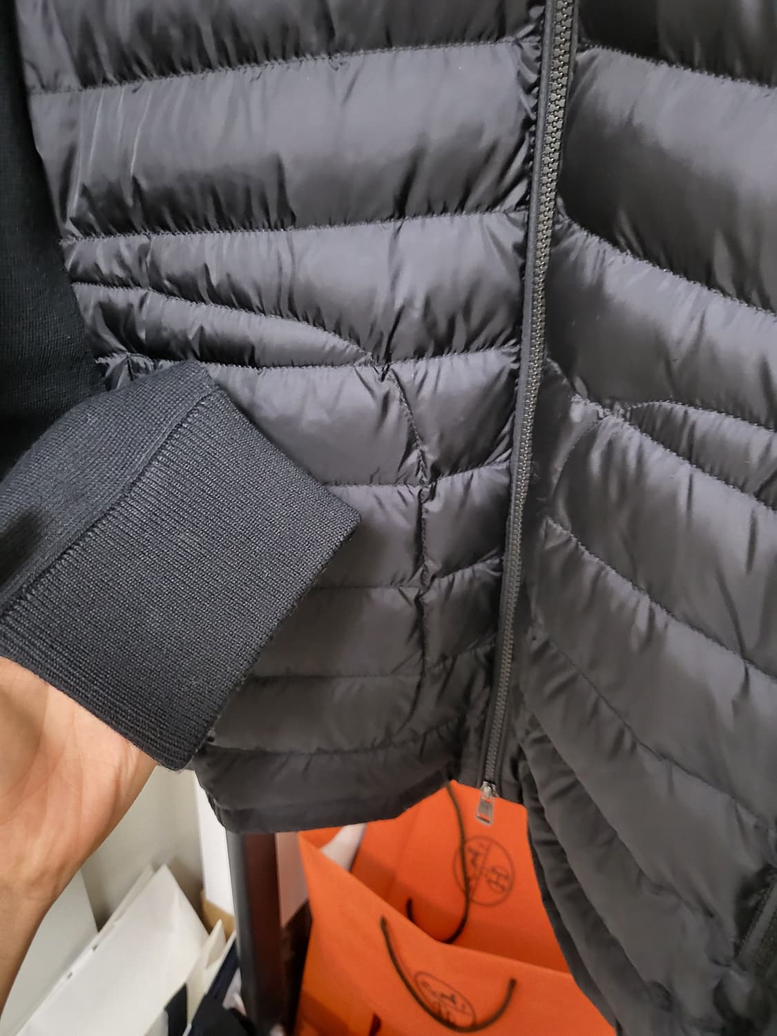 24FW 몽클레어 트리콧 니트패딩 L 상품이미지6