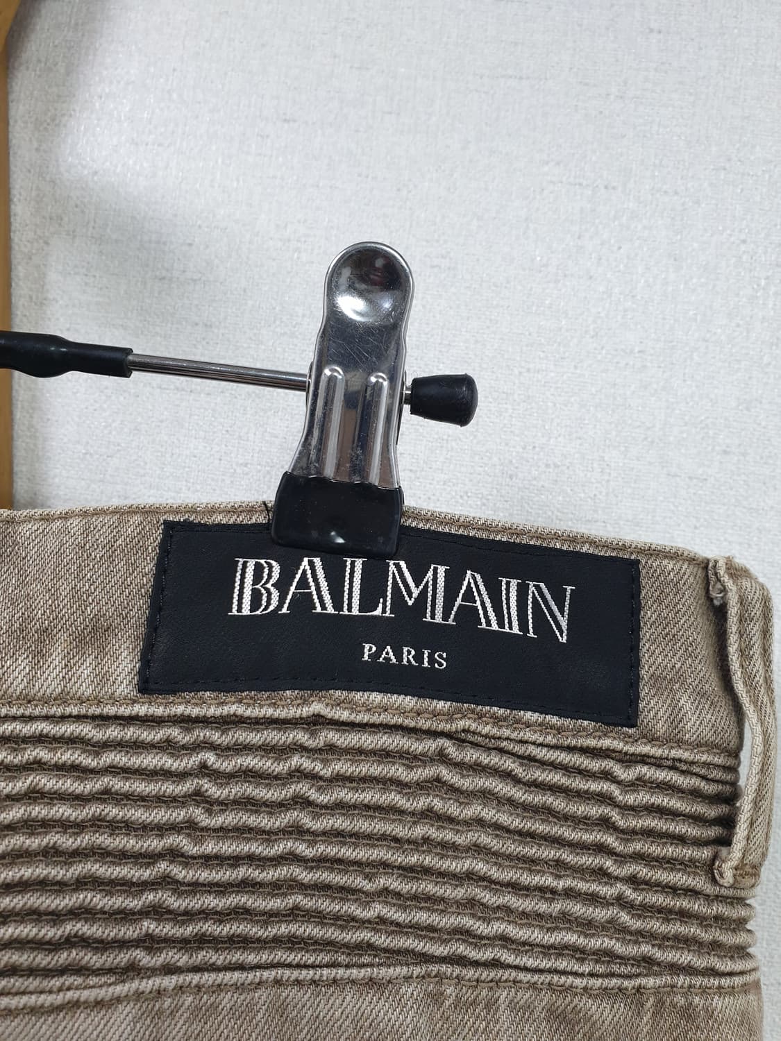 [남32] BALMAIN 발망 워싱 바이커 진 상품이미지5
