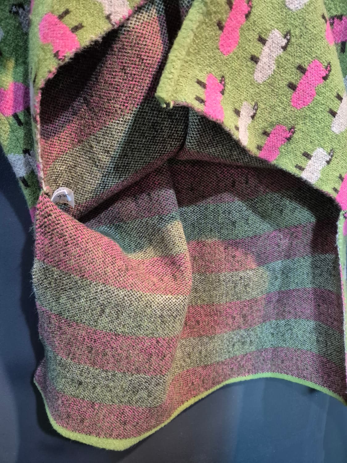 양무늬 니트 조끼 원피스 77 88 상품이미지7