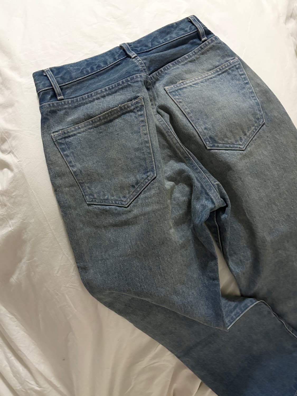 오라리 24AW 셀비지 페이디드 헤비 데님 0사이즈 상품이미지3