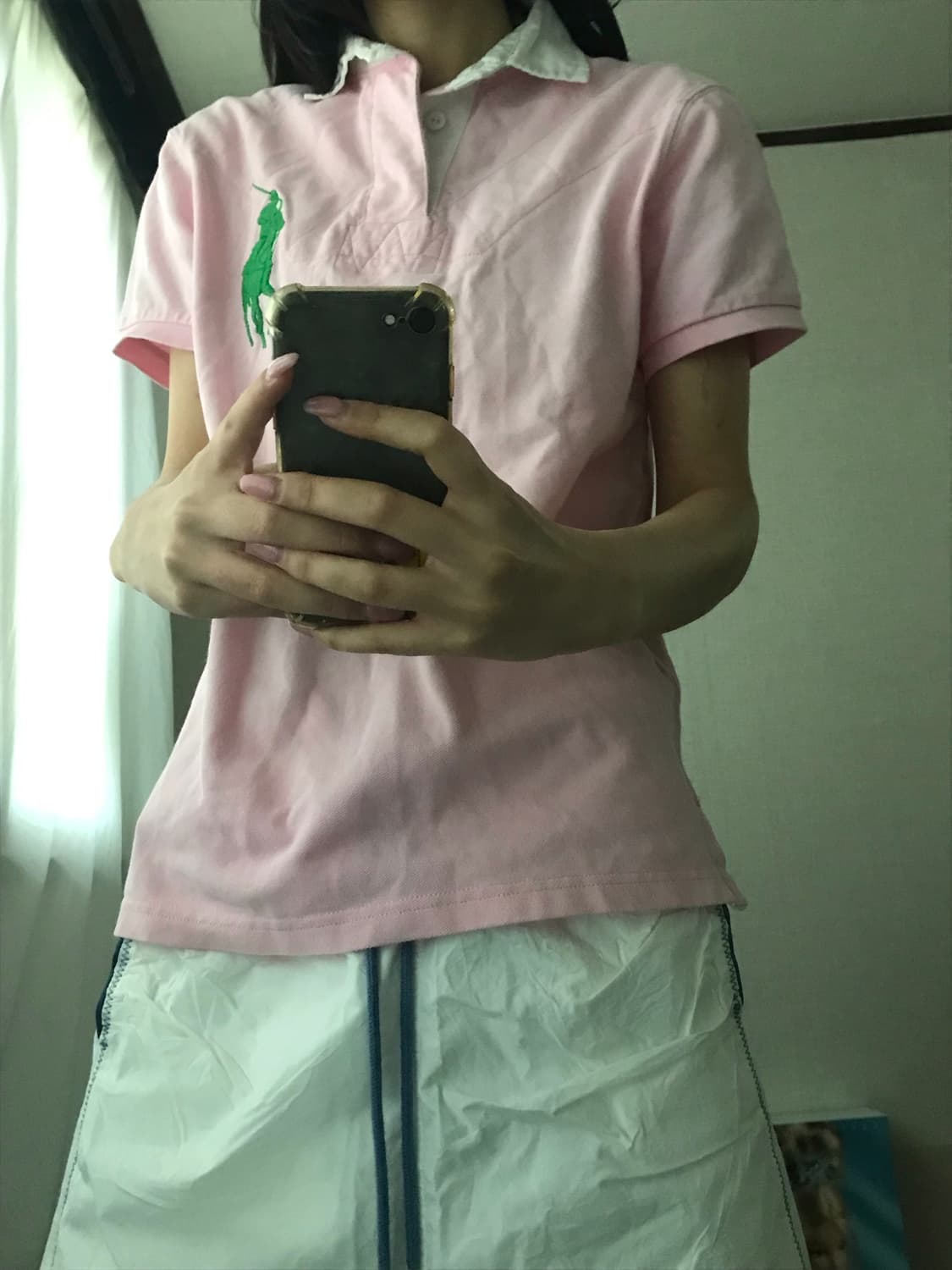 폴로 베이비핑크 빅포니 반팔티셔츠 상품이미지6