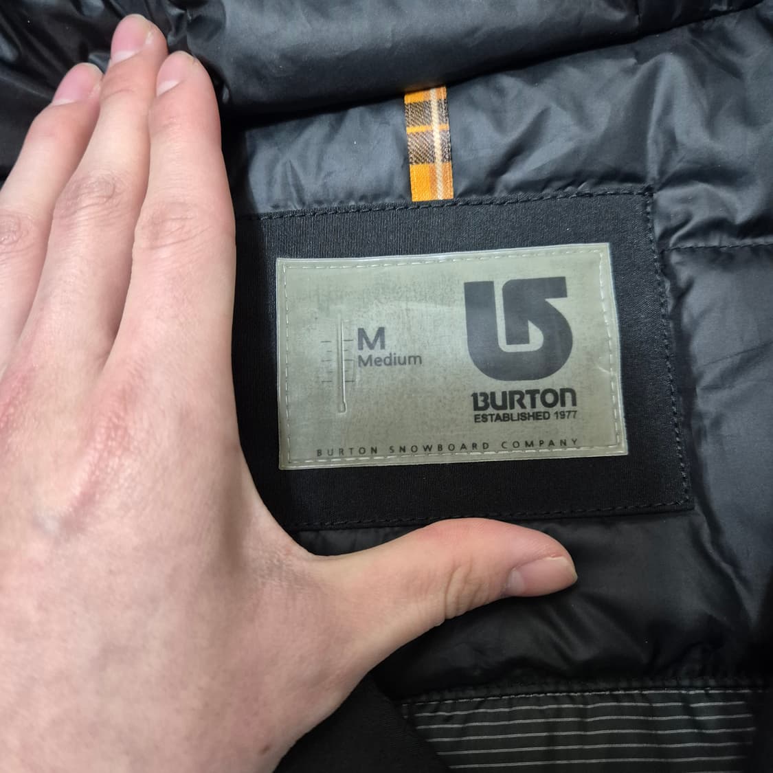 버튼 EST 1977 남성 스키복 덕다운 스키 패딩 M(95) 상품이미지7