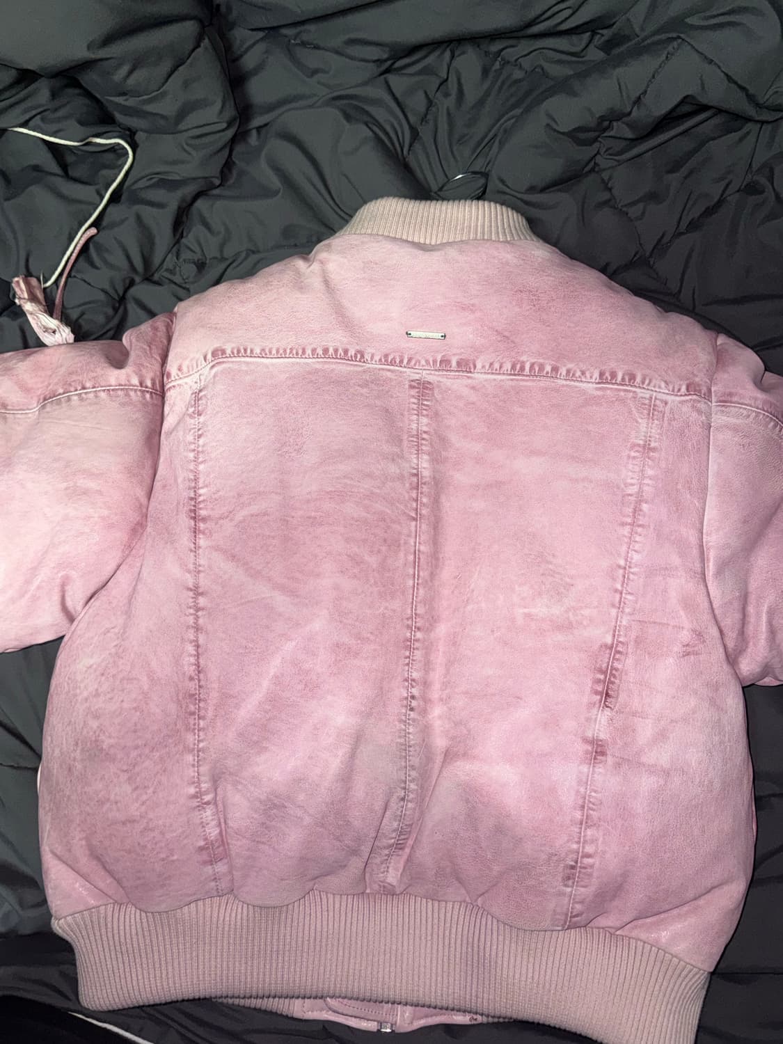 deadwood Bofinger Pink Padded Leather Ja 상품이미지3