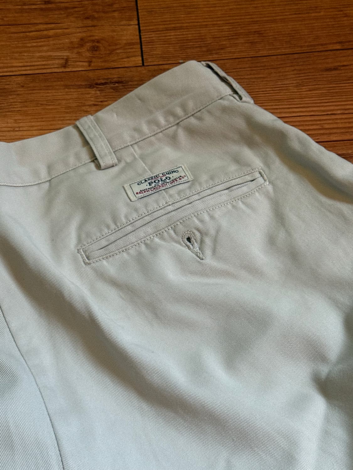 폴로 랄프로렌 투턱 치노 팬츠 베이지 34/30 상품이미지3