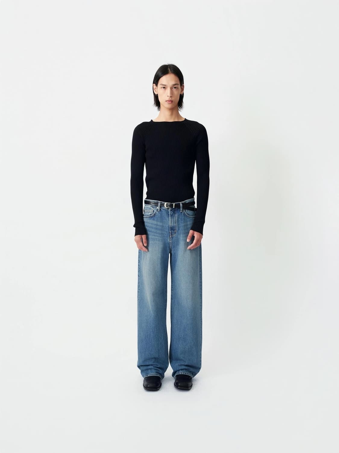 [3] 리벨아카이브 마리암 와이드핏 중청 상품이미지2