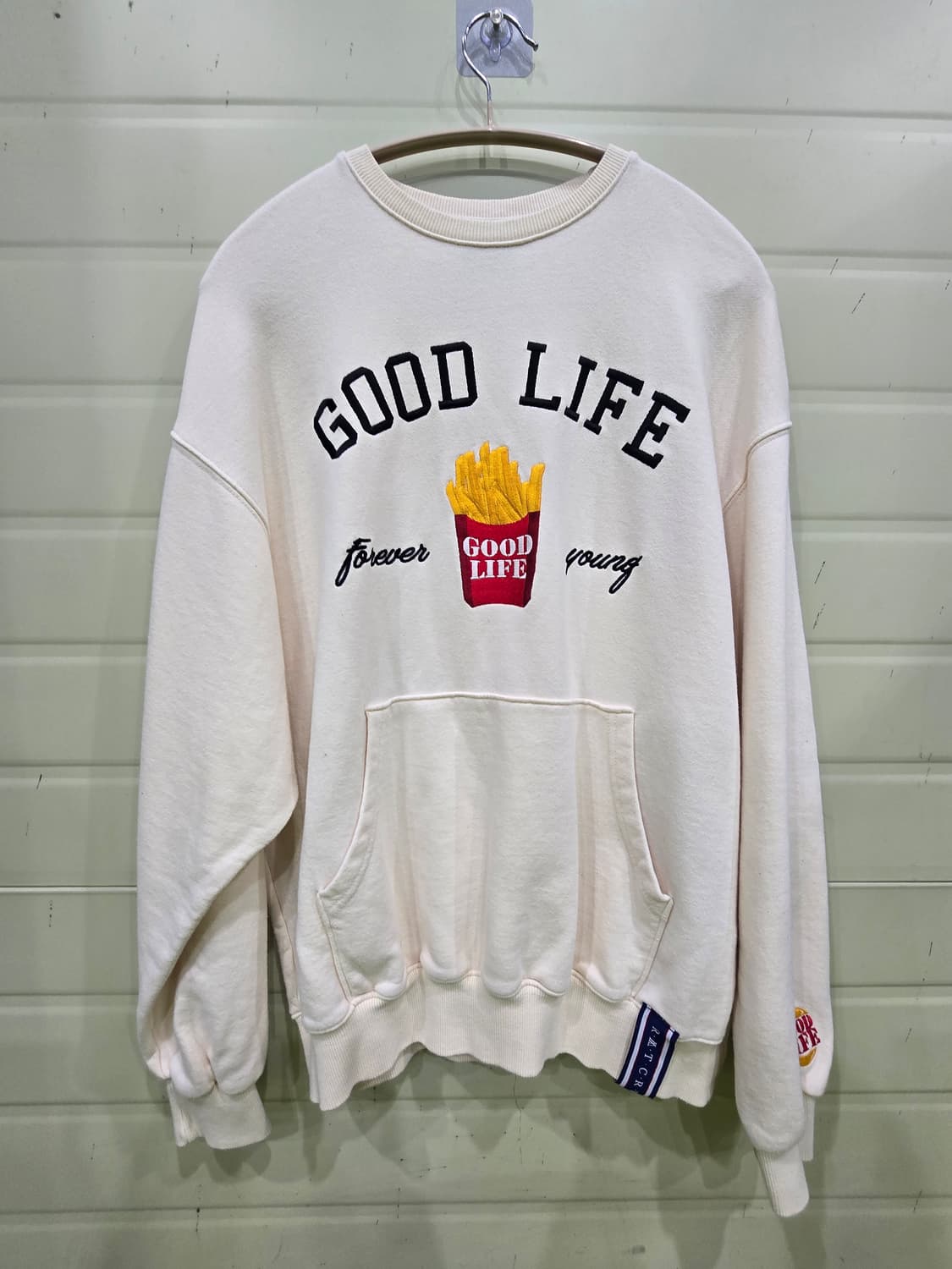 GOOD LIFE 크루넥 맨투맨 아이보리 상품이미지1
