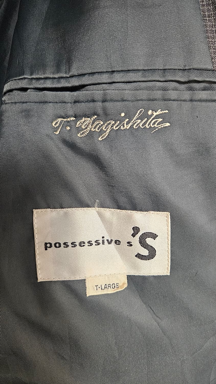 빈티지 일본 3버튼 울블레이저 상품이미지3