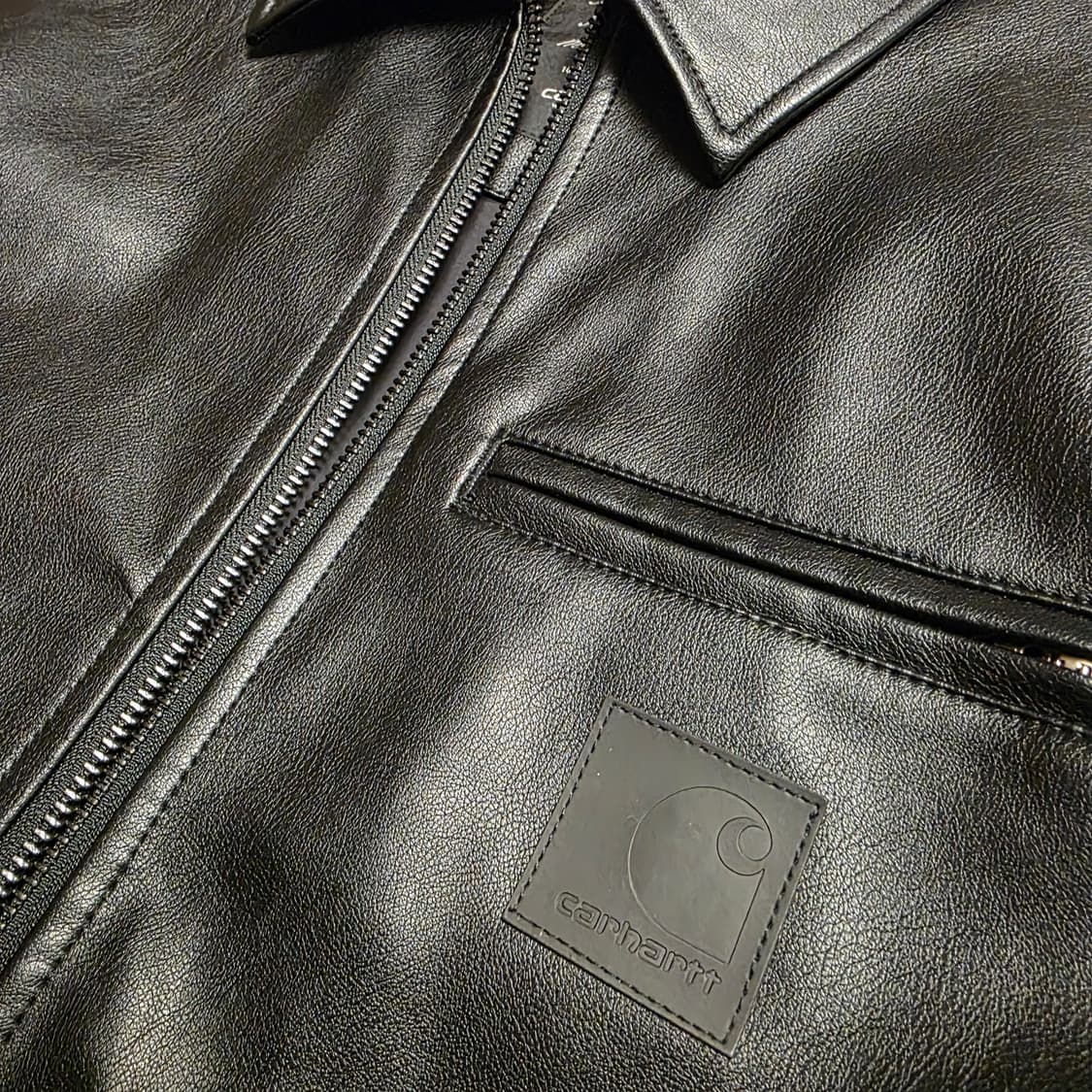 칼하트wip 디트로이트 레더 자켓 faux leather 상품이미지3