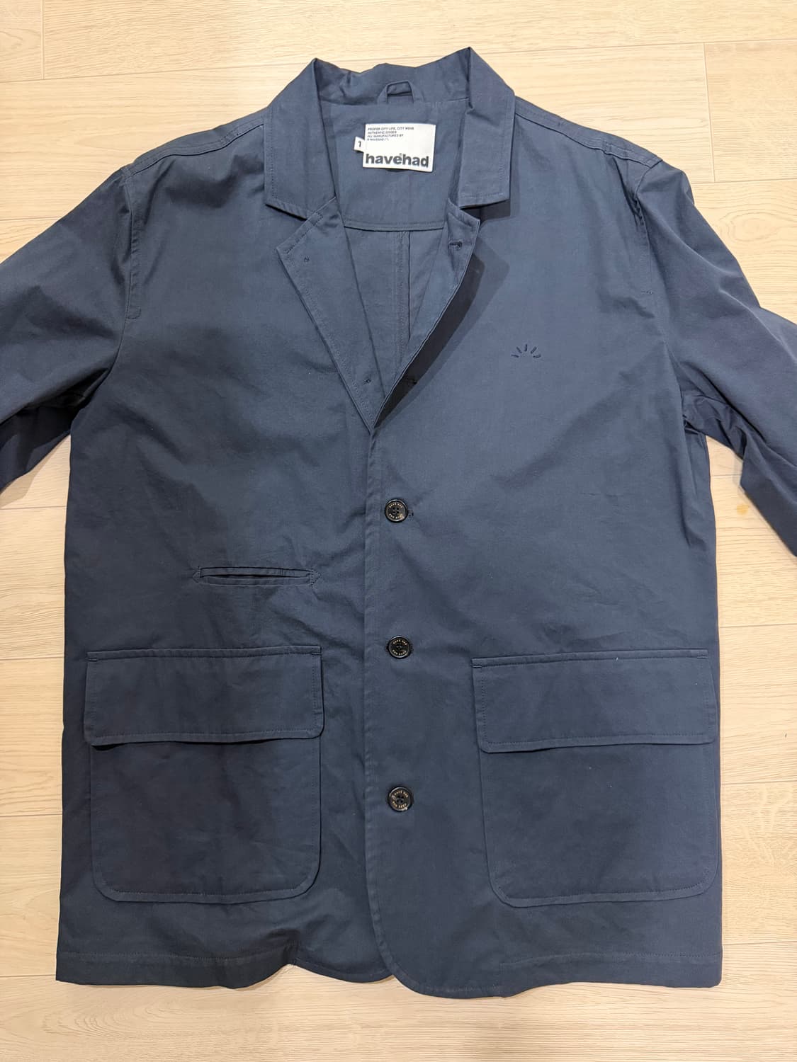 havehad 네이비 서머 이지 클럽 자켓 상품이미지3