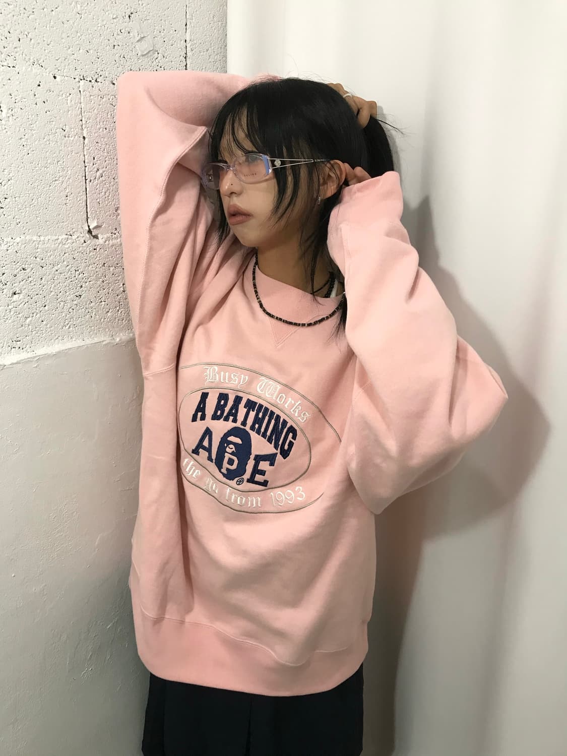 Bape Baby Pink SweatShirts ( 새상품 )  상품이미지1