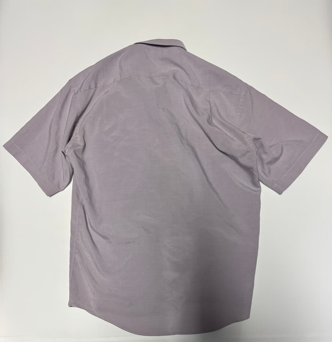 정품!! 발렌시아가 90s 연보라 반팔 셔츠 L 연보라 상품이미지2