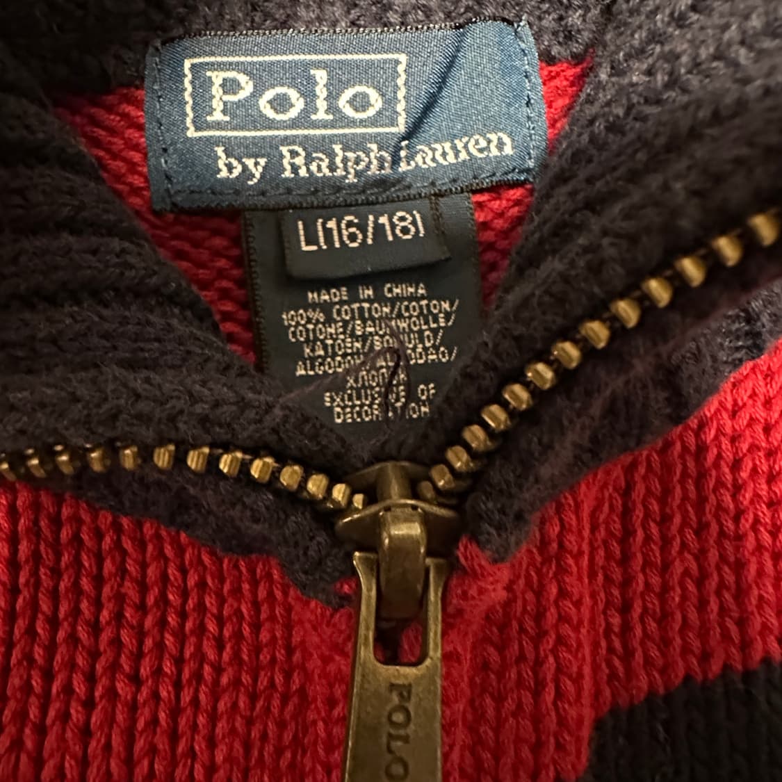 POLO RALPH LAUREN woman half zipup knit 상품이미지4