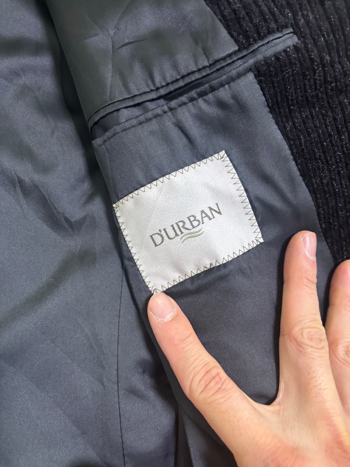 일제 DURBAN 울 코듀로이 블레이저 사이즈 105-110 상품이미지3