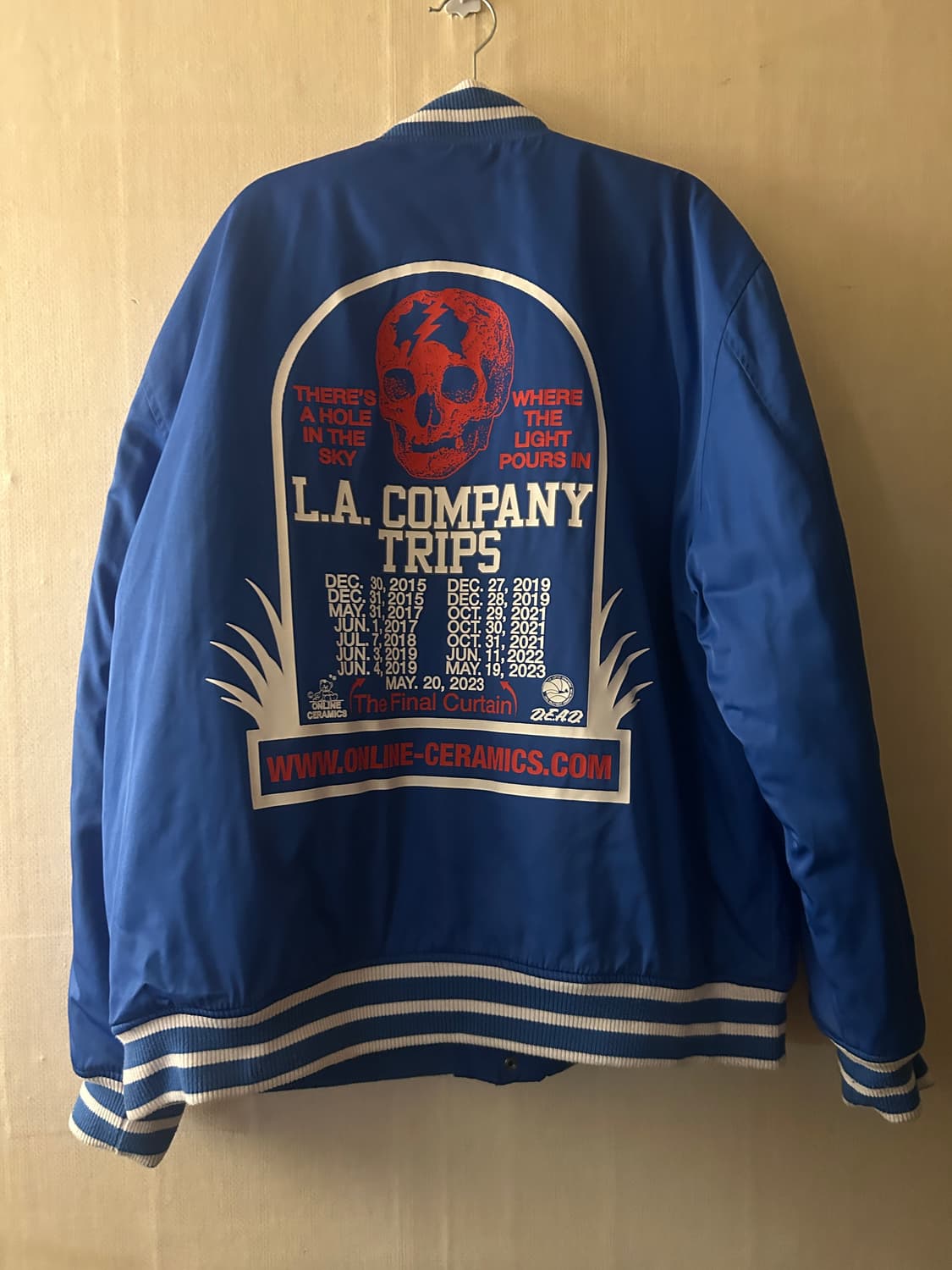 온라인세라믹스 dosers 바시티 자켓 XL 상품이미지5