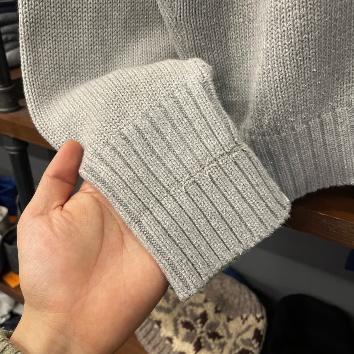 90s 폴로 랄프로렌 레트로 라운드넥 니트 스웨터 N212 상품이미지6