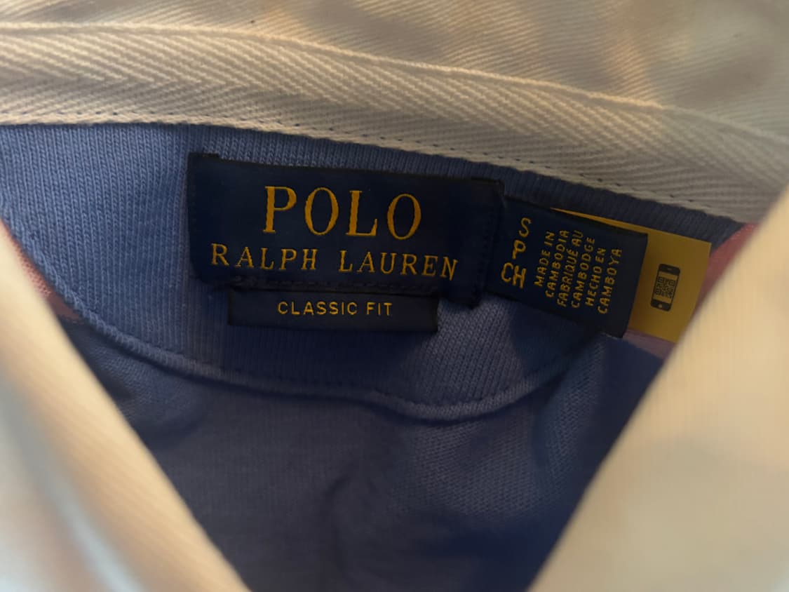 폴로 럭비티 핑크 S 상품이미지3