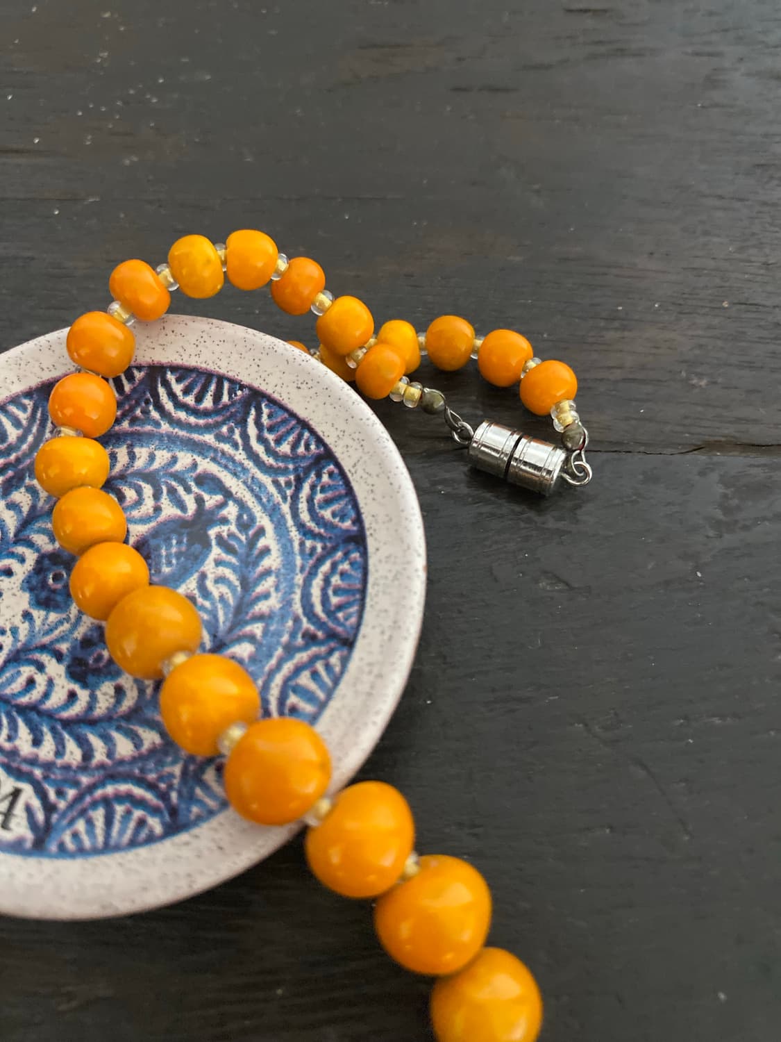 Orange Ceramic Necklace 상품이미지3