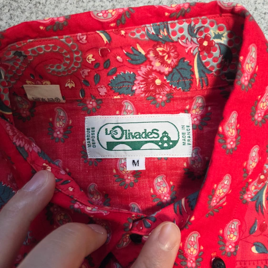 Made in France 유럽 빈티지 셔츠 L-XL(100-105) 상품이미지3