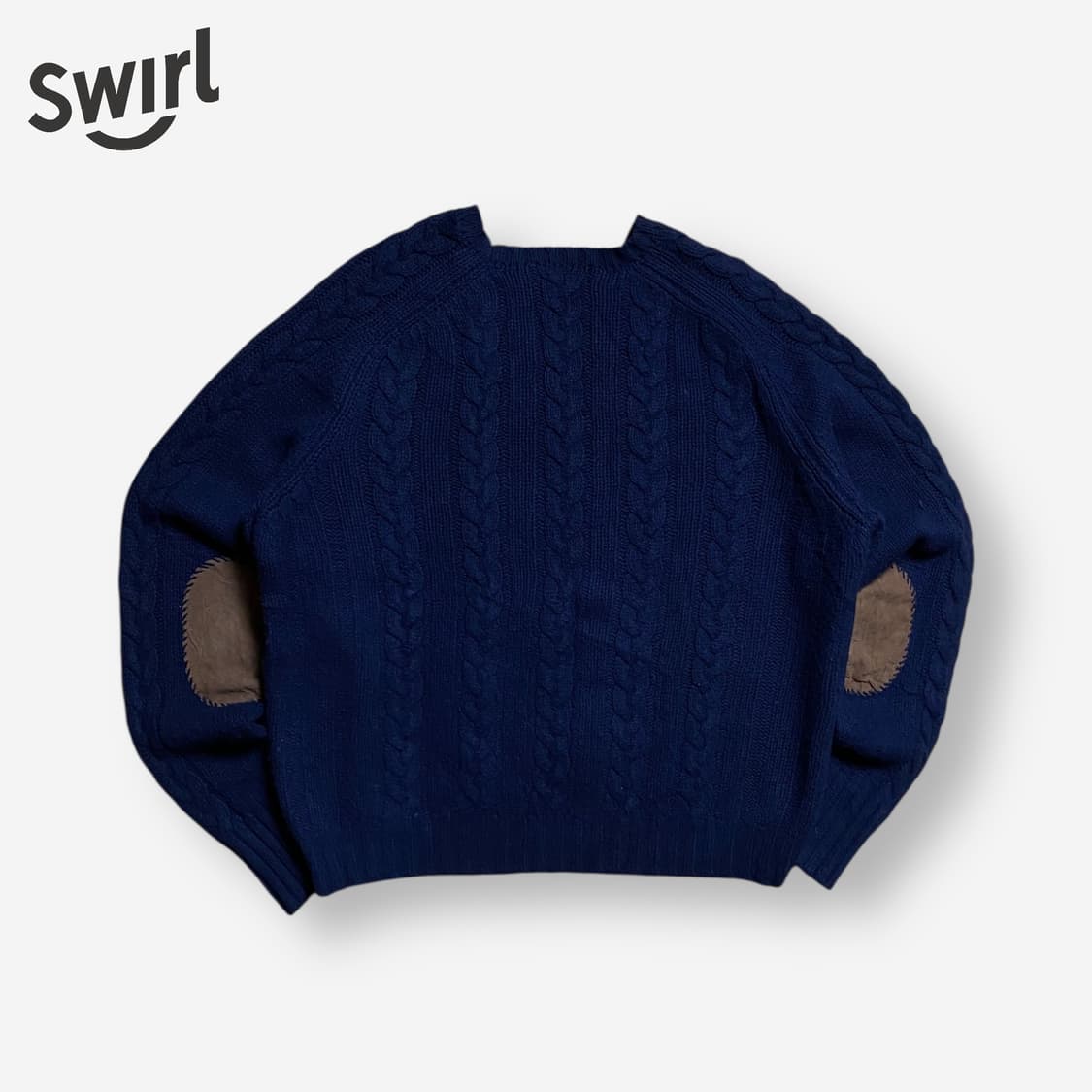 🌊90s Polo wool cable knit 상품이미지2