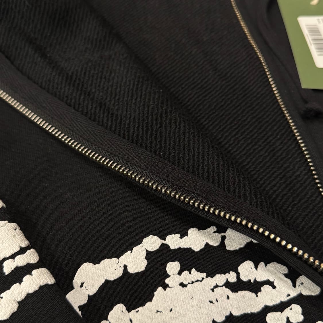 데님 티어스 x 코르테이즈 아일랜드 후드집업 블랙 상품이미지6