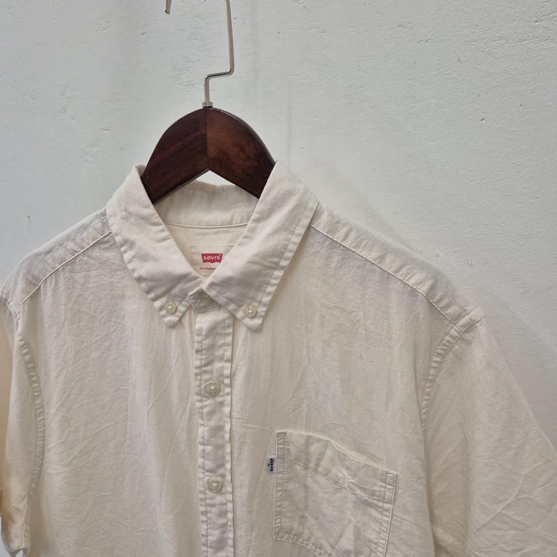 리바이스 린넨 반팔 셔츠 S 상품이미지2