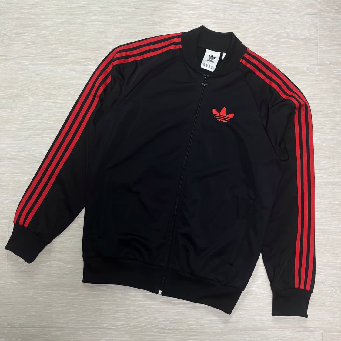 아디다스 파이어버드 검빨 져지 집업 트랙탑 상품이미지2