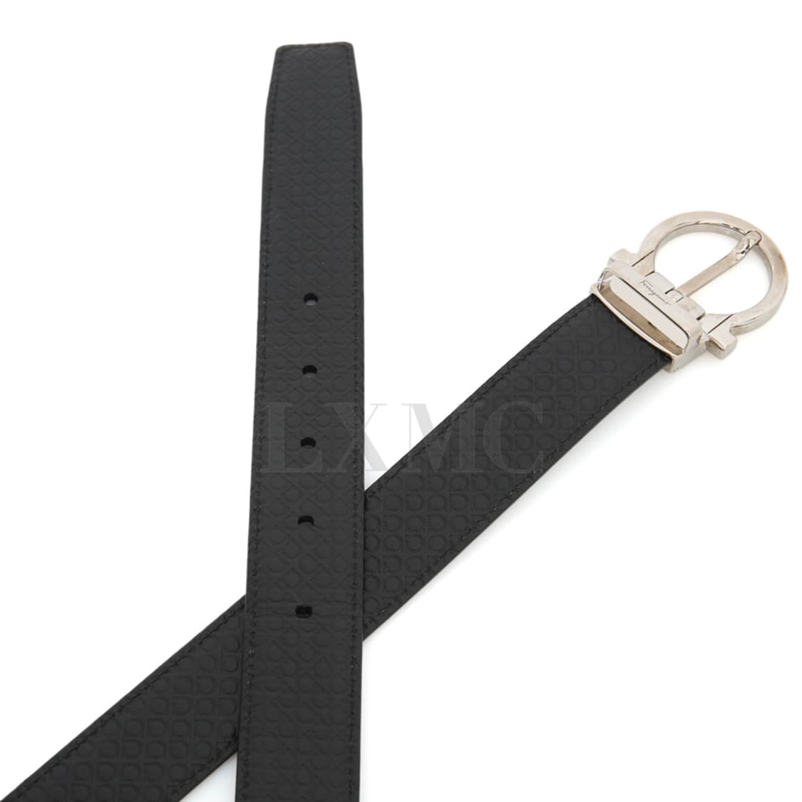 페라가모 간치니 바라 벨트 67A258 스틸 양면벨트 상품이미지10