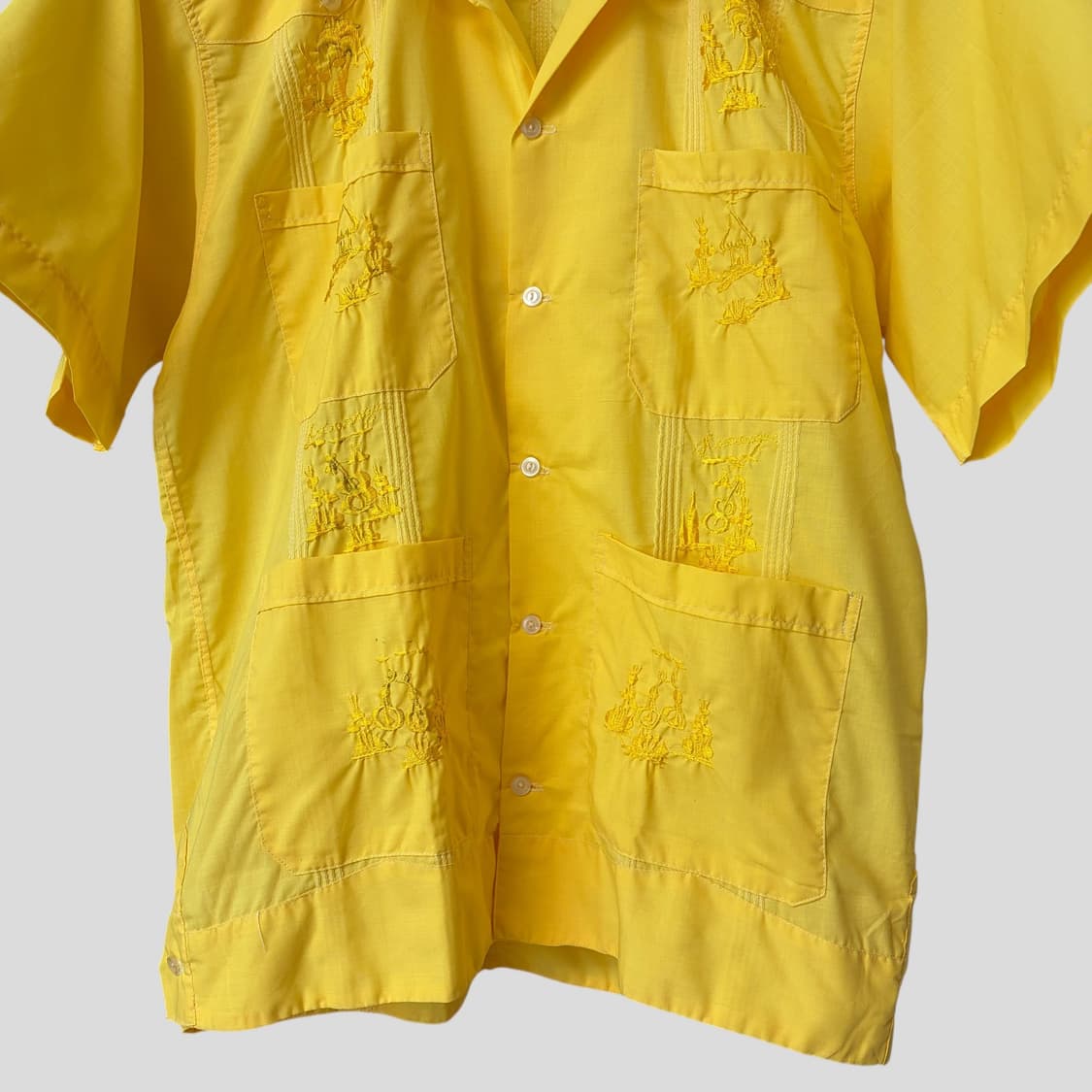 (M)빈티지 구아야베라 쿠바 반팔셔츠 상품이미지7