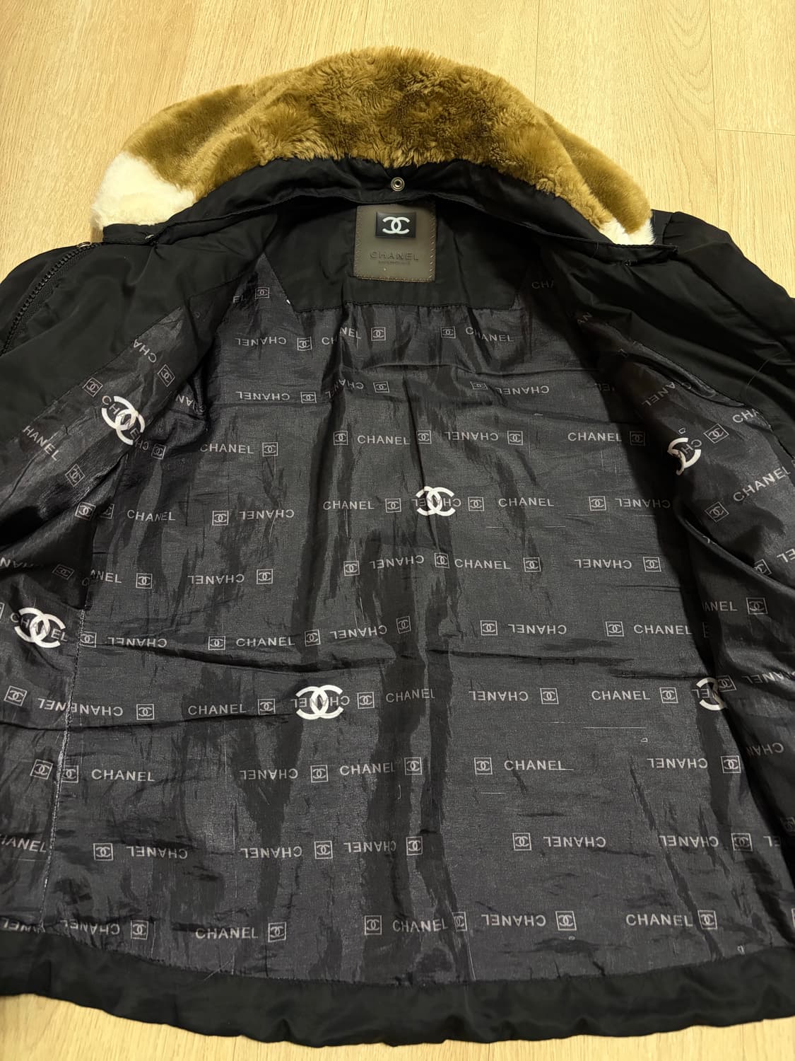 샤넬 빈티지 누빔 자켓 55 상품이미지3