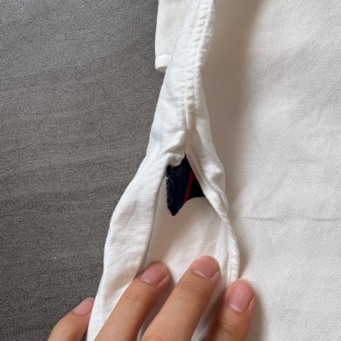 폴로 정품 화이트 멀티 포니 로고 옥스포드 셔츠 상품이미지5