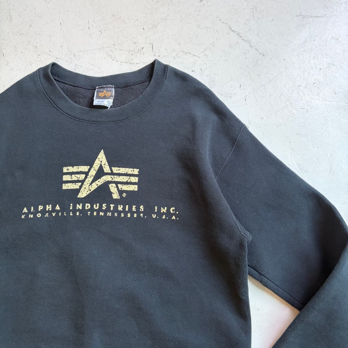 알파 인더스트리 USA 빈티지 스웻셔츠 XL 상품이미지2