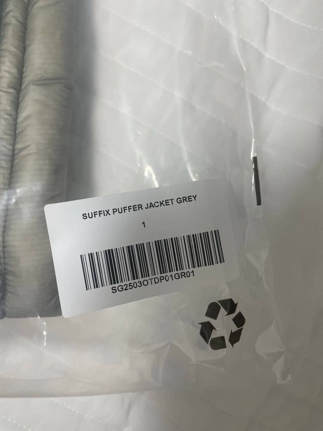 산산기어 25FW 서픽스 푸퍼 자켓 그레이 1Size 상품이미지2