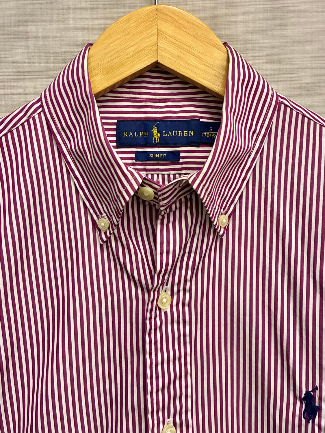 (S/97)폴로랄프로렌 스트라이프 코튼 버튼다운 셔츠  상품이미지1