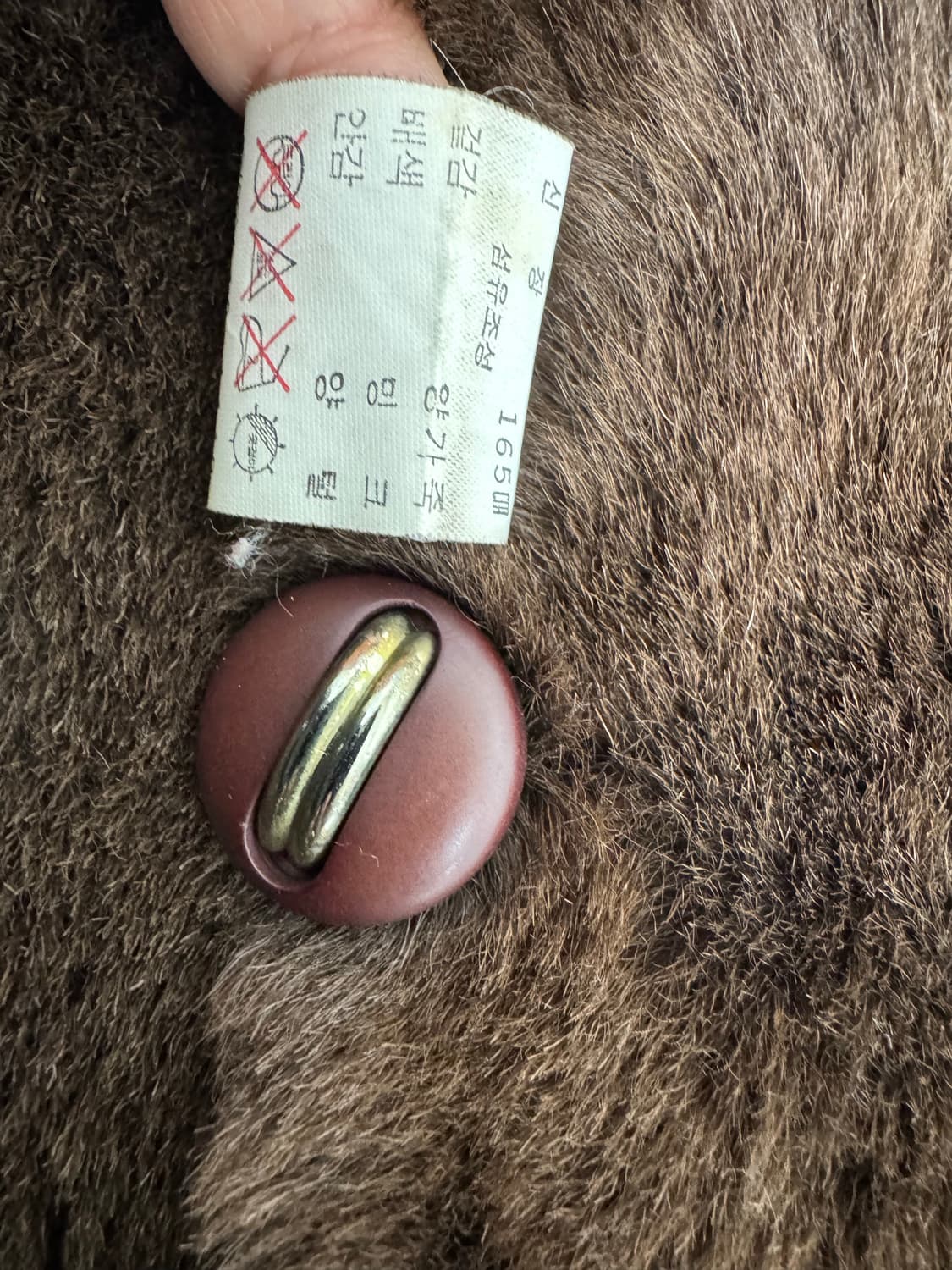 •Vintage 퍼 트리밍 무스탕 코트 상품이미지3