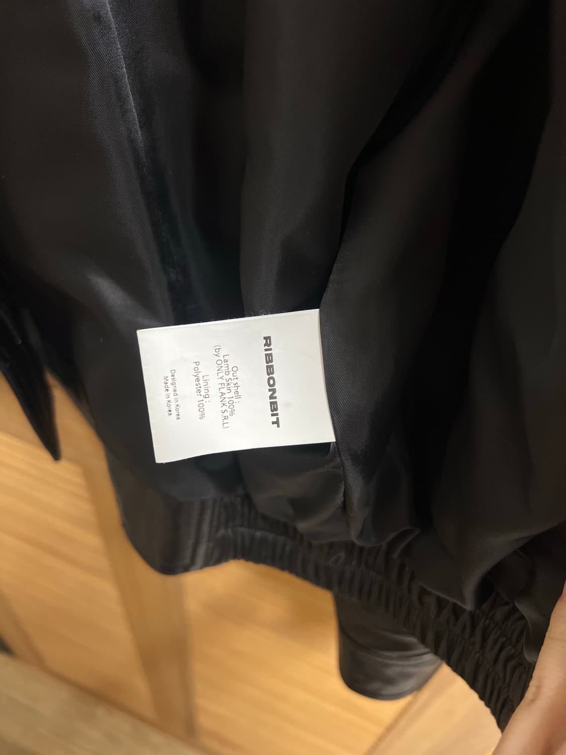 리본빛 fitz 레더자켓 상품이미지6