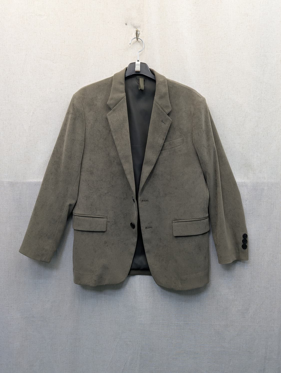 커스텀멜로우 카키색 코듀로이 정장 셋업 상품이미지2