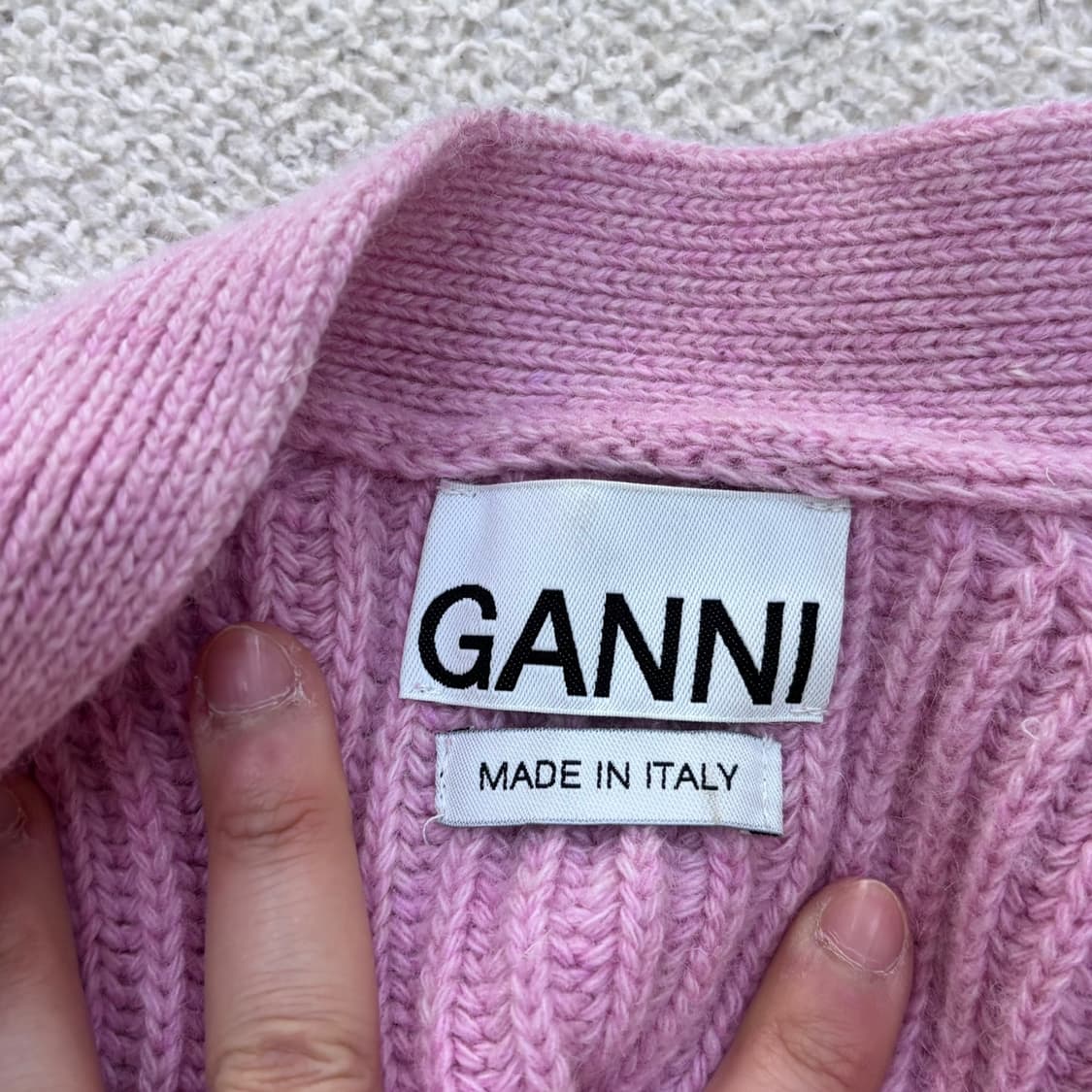 S 가니 여성 리브 니트 가디건 0407E1 상품이미지3